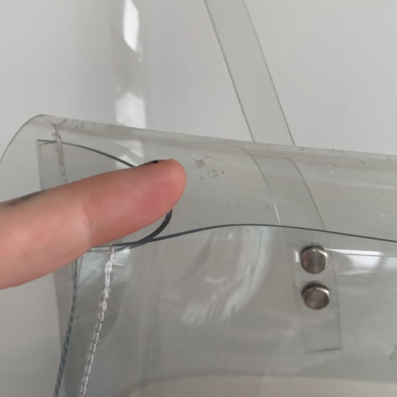 AMERICAN APPAREL | Clear Vinyl Backpack - Picture 10 of 12